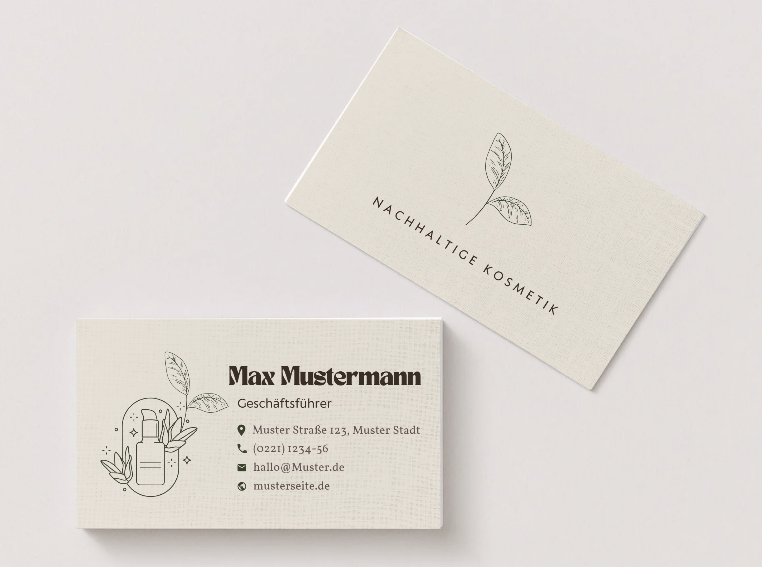 Kosmetik Visitenkarte